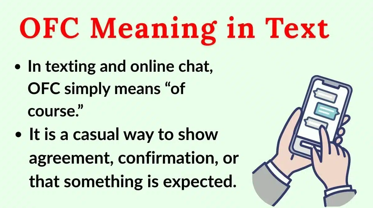 OFC Meaning in Text
