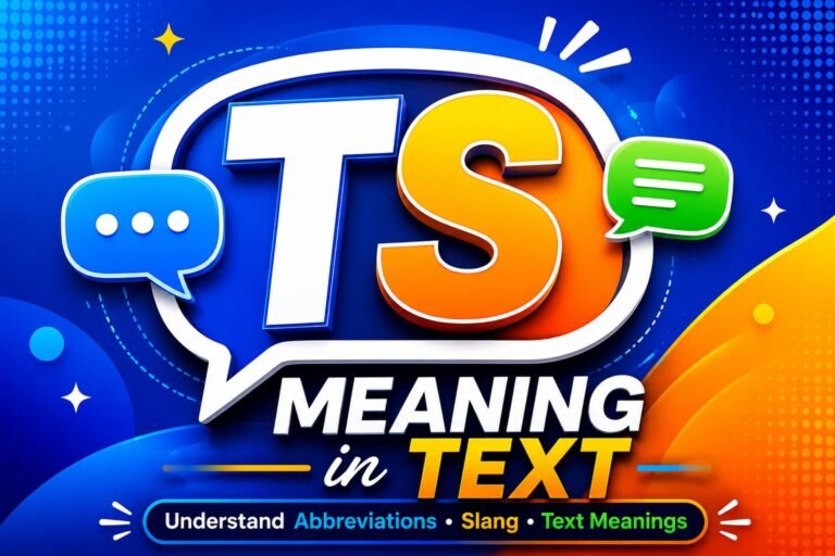 TS Meaning in Text