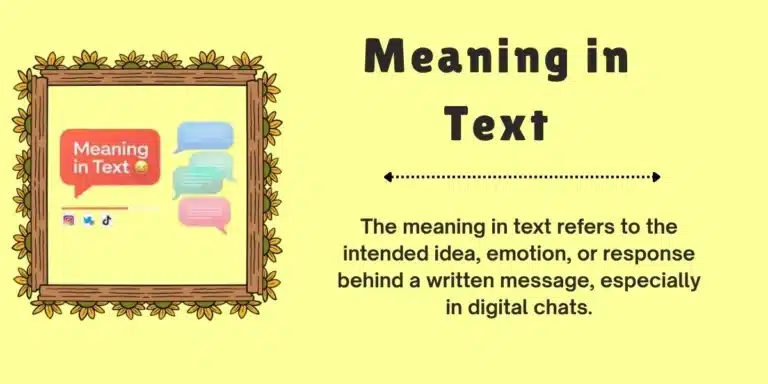 What Do I Mean in Text?