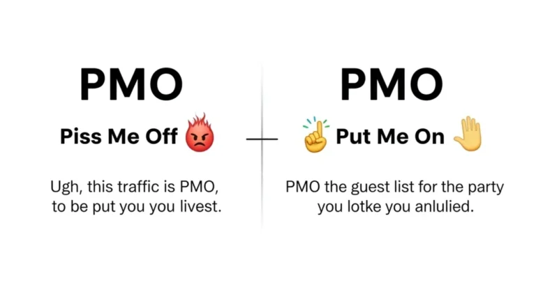 What does PMO mean in text?