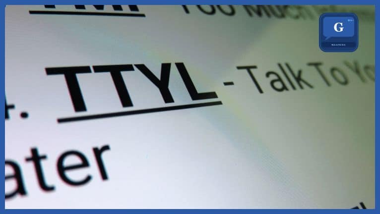 TTYL Mean in Text
