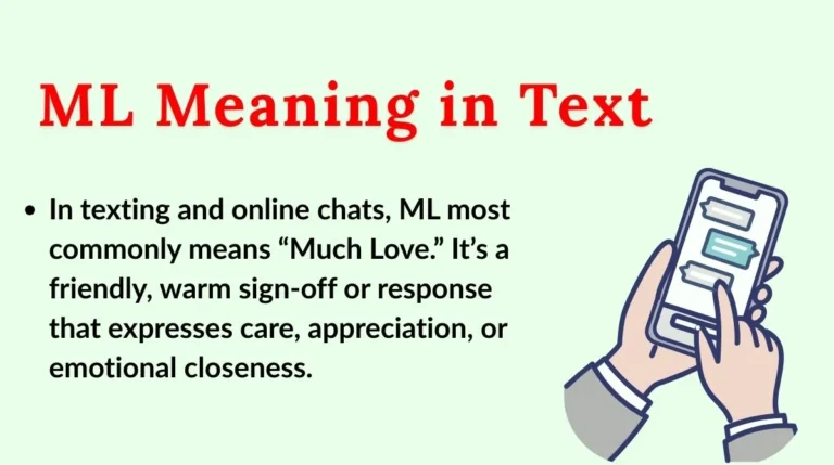 What Does ML Mean in Text?