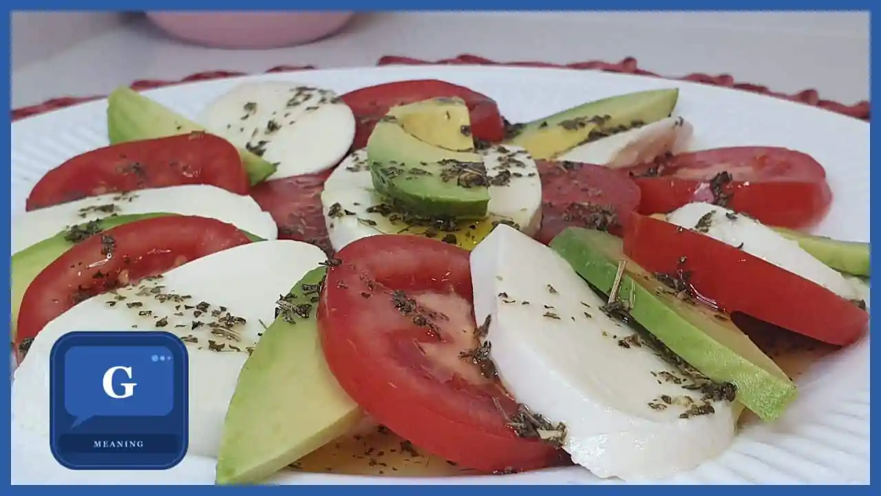 ensalada caprese con palta