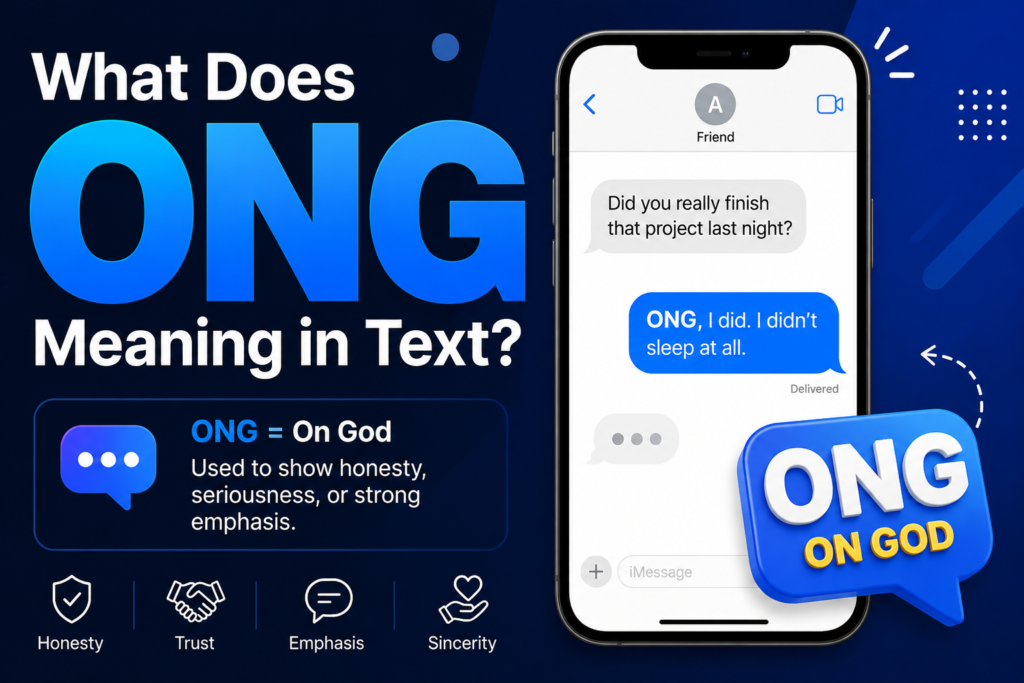 What Does ONG Mean in Text?