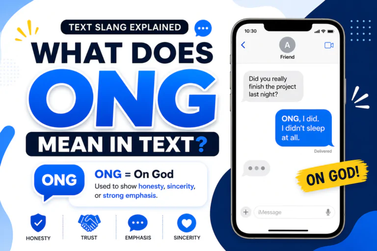 What Does ONG Mean in Text?