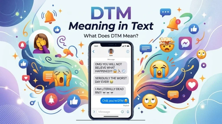 DTM Meaning in Text