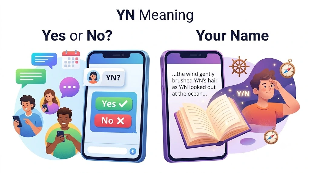 YN Meaning in Text